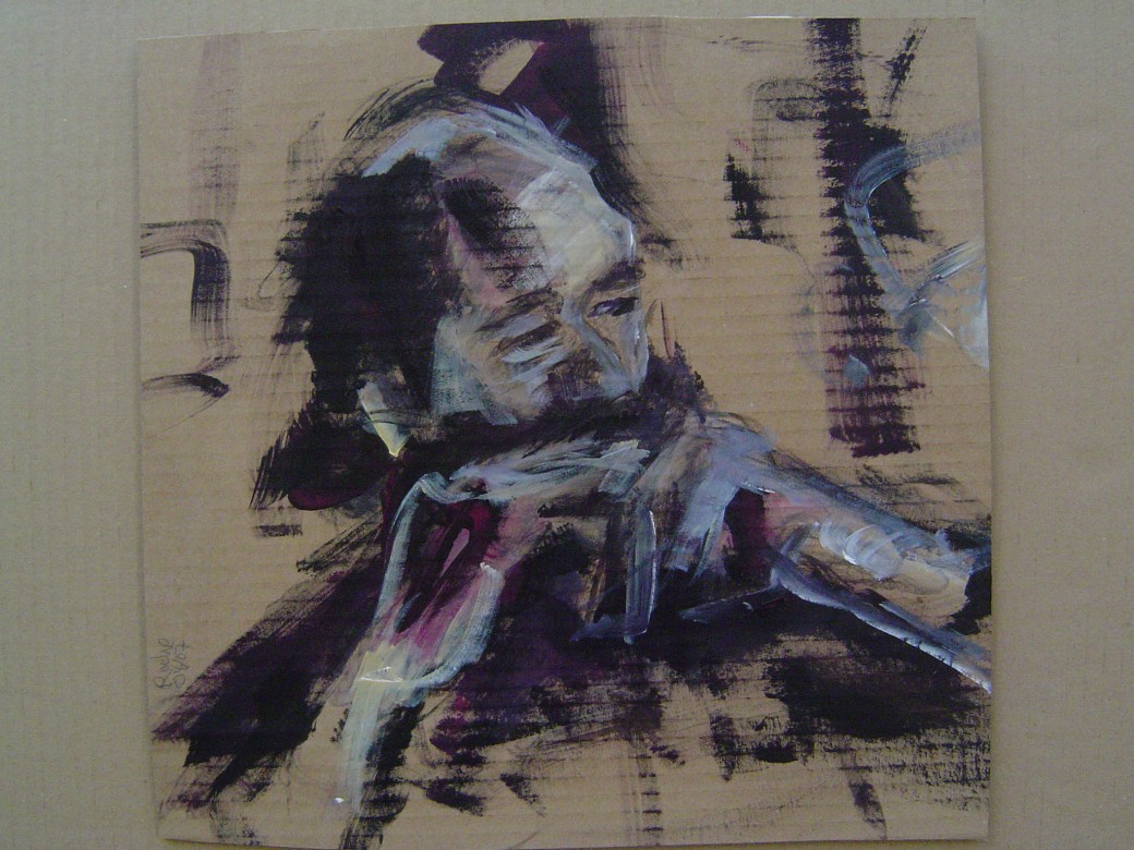 04 / Arvo Pärt, Acryl auf Karton