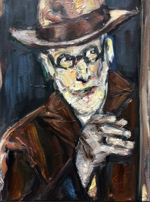 08 /Siegmund Freud, Öl auf Leinwand, 40 x 30 cm, 2020