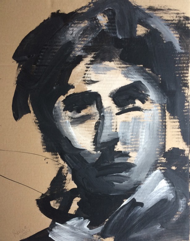 19, Acryl auf Karton, 50 x 60 cm, 2004